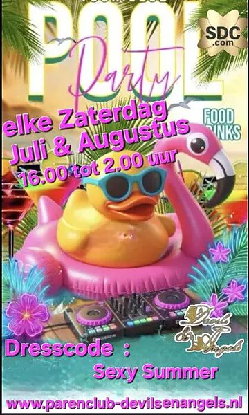 Devils & Angels — Pool Party (4 juli 2026)