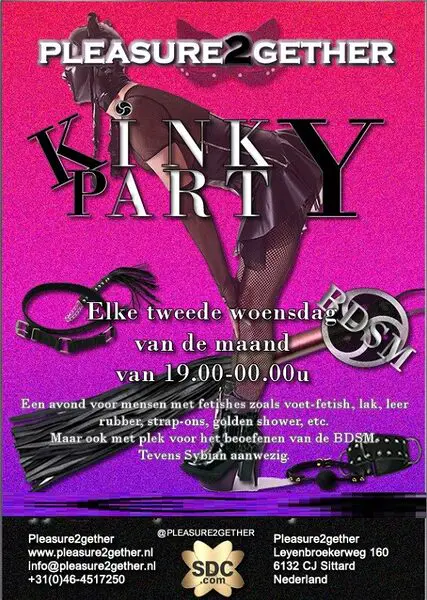 Pleasure2gether — Kinky Party (13 mei 2026)